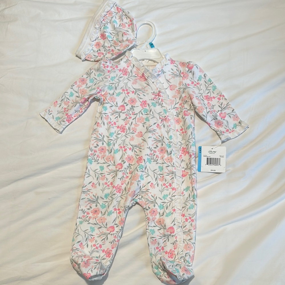 Carter's Floral Print Kids One Piece - Pink